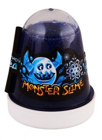Слайм MonsterS Slime - Цветной Лед голубой 130гр.