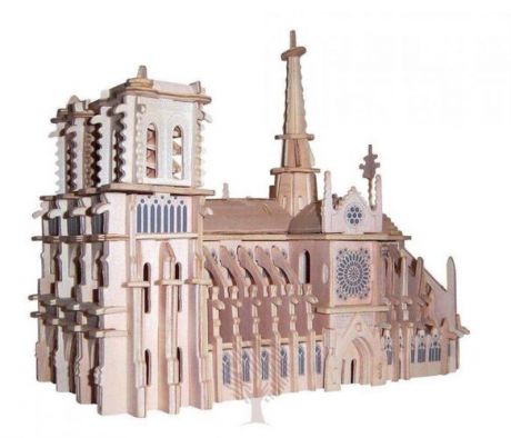 Сборная деревянная модель P151 Собор Парижской Богоматери