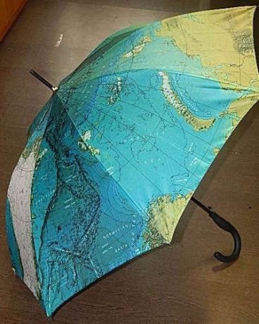 Зонт-трость, Карта синяя