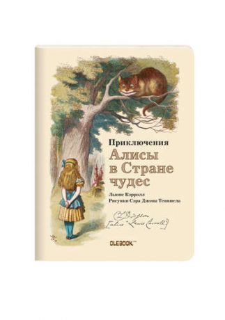 Блокнот, 64стр А6 (105*140) ТриМаг коллекция Алиса №1 Книжечка цитат с иллюстрациями Чеширски
