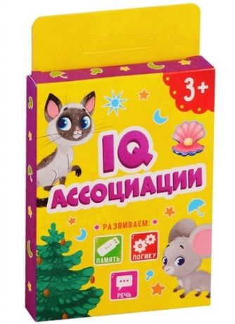 Развивающие карточки IQ Ассоциации, 34 карточки 51514