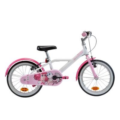Детский Велосипед От 4 До 6 Лет Прогулочный 16" 500 Docto Girl