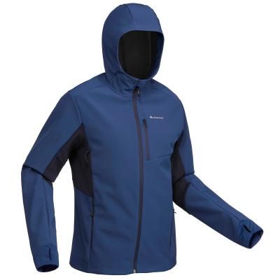 Куртка Для Горного Треккинга Утепленная Непродуваемая Мужская Trek 500 Windwarm