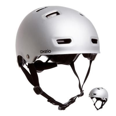 Шлем Для Катания На Роликах, Скейтборде, Самокате Mf 500 Серый