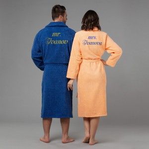 Комплект халатов с вышивкой "Мистер и миссис"
