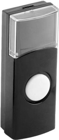 Кнопка для дверного звонка, сменная, радиочастотная с полифонией, IP44, с батареей 3В CR2032 СВЕТОЗАР 58309