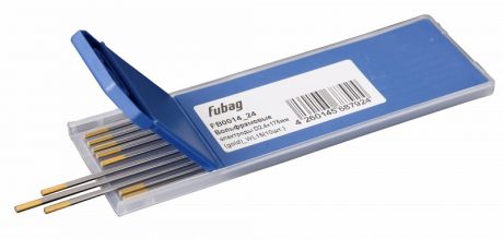 Электроды FUBAG FB0014_24, вольфрамовые, D2.4x175 мм, gold, WL15, 10 шт.