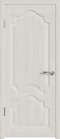 Дверь межкомнатная глухая Венеция 80x200 см ПВХ цвет белёный дуб, с фурнитурой