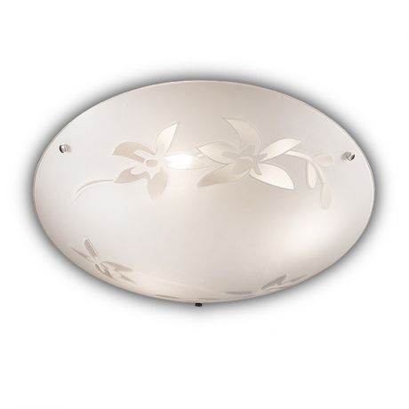 Светильник настенно-потолочный ROMANA 2хЕ27х60 Вт, белый/хром, 2214