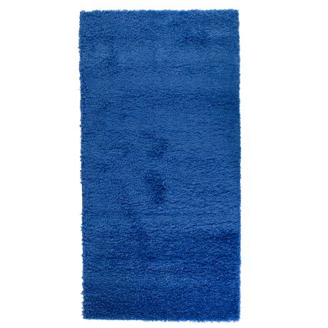 Ковёр Shaggy Ultra 1х2 м полипропилен цвет синий