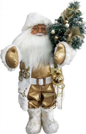 Фигурка декоративная «Дед Мороз с ёлкой», 46 см