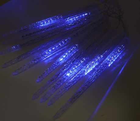 Электрогирлянда светодиодная Uniel «Сосульки» IP44, цвет синий