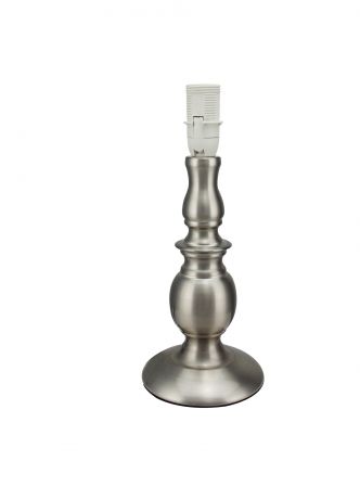 Основание для лампы Valdepi 1 лампа E14, 25 см, цвет серебристый