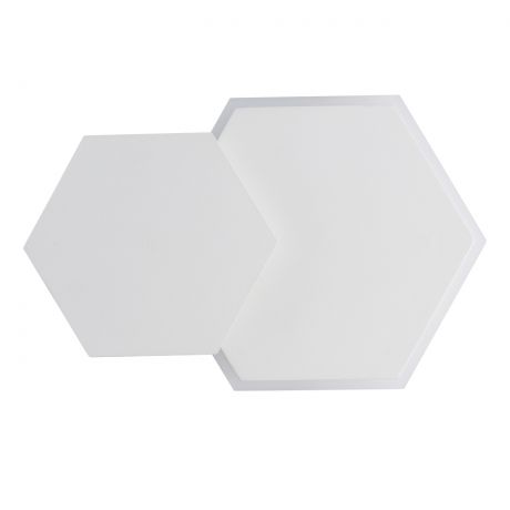 Светильник настенно-потолочный светодиодный влагозащищённый Круз 637028002, 4.4 м², регулируемый свет, цвет белый