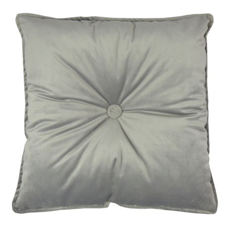 Подушка «Бархат», 45х45 см, цвет серый