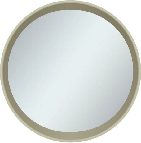 Зеркало «Купер» Ø66 см цвет серый
