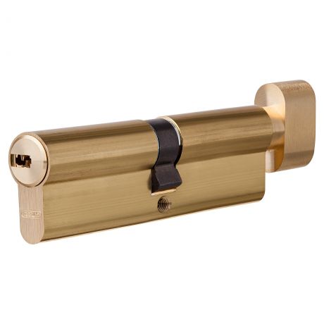 Цилиндр Abus 45х45 мм, ключ/вертушка, цвет золото