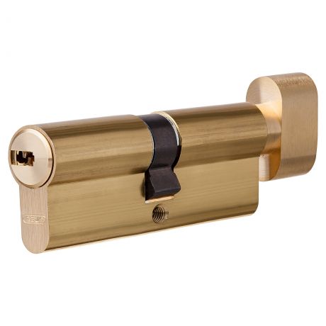 Цилиндр Abus 35х35 мм, ключ/вертушка, цвет золото