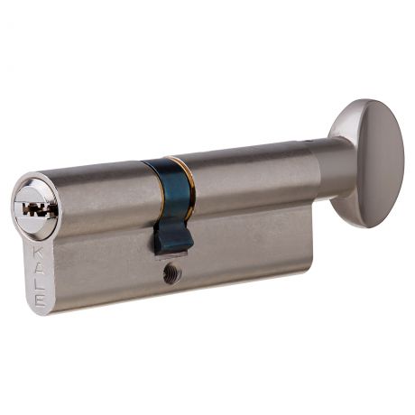 Цилиндр Kale 164SM-90-C-NI, 35х45 мм, ключ/вертушка, цвет никель