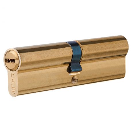 Цилиндр Kale 164BN-100-BP, 45х45 мм, ключ/ключ, цвет золото