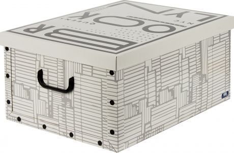 Коробка «Буквы», 390x500x240 мм, 46.8 л, картон, цвет коричневый