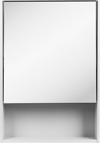 Шкаф зеркальный подвесной «Сведен» 60x80 см цвет белый