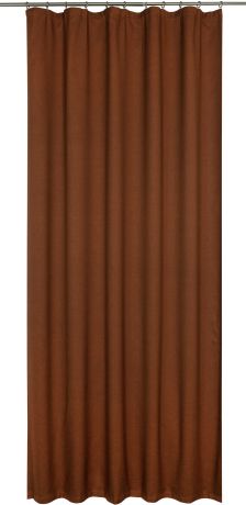 Штора на ленте Paris, 160x280 см, однотон, цвет терракотовый