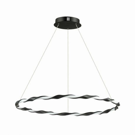 Светильник подвесной светодиодный Serenity 3701/43L, 15 м², белый свет, цвет чёрный