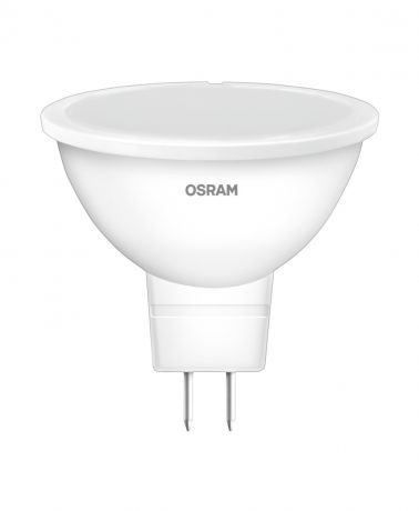 Лампа светодиодная Osram Star GU5.3 220 В 7 Вт спот матовая 600 лм жёлтый свет. для ди ммера