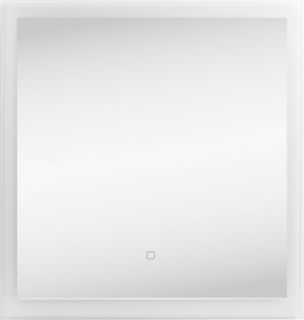 Зеркало «Монро» с подсветкой 75x80 см цвет белый матовый