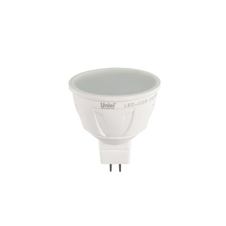 Лампа светодиодная диммируемая Uniel GU5.3 5 Вт 450 Лм свет тёплый белый