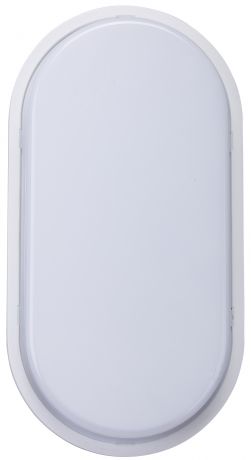 Светильник ЖКХ светодиодный Ezy 15 Вт IP65, накладной, овал, цвет белый