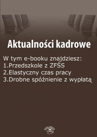 Szymon Sokolik Aktualności kadrowe, wydanie wrzesień 2015 r.