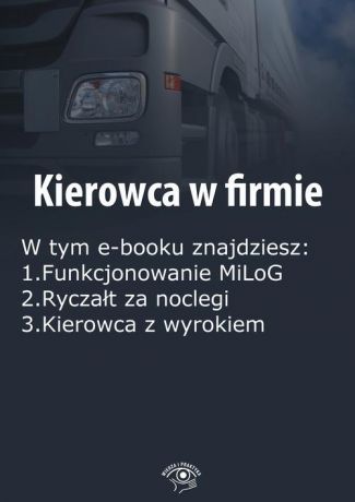 praca zbiorowa Kierowca w firmie, wydanie listopad 2015 r.