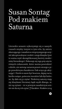 Susan Sontag Pod znakiem Saturna
