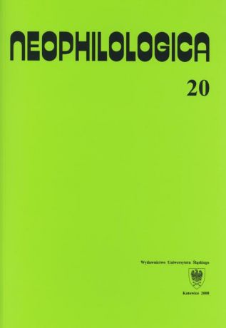 Отсутствует Neophilologica. Vol. 20: Études sémantico-syntaxiques des langues romanes