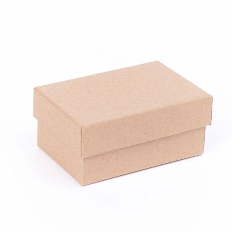 Подарочная упаковка (картон) универсальная (коробка) (коричневый) 115х75х50 мм