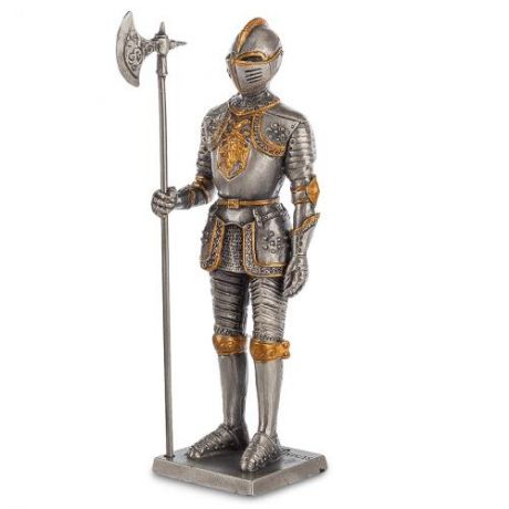 Статуэтка Veronese, Рыцарь с алебардой, 3*3,5*10,5 см