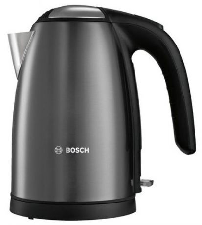 Чайник электрический BOSCH, TWK 7805, 2200W, 1,7 л, черный