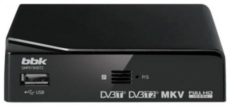 TV-ресивер bbk, SMP015HDT2, черный