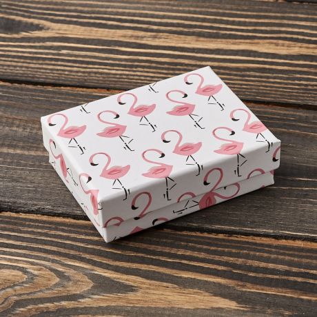 Подарочная упаковка под комплект (кольцо, серьги, кулон) (коробка) (микс) (картон) 90х70х25 мм