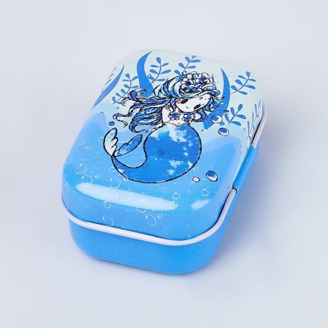 Шкатулка для хранения камней / украшений (голубой) 5,5х4х2,5 см