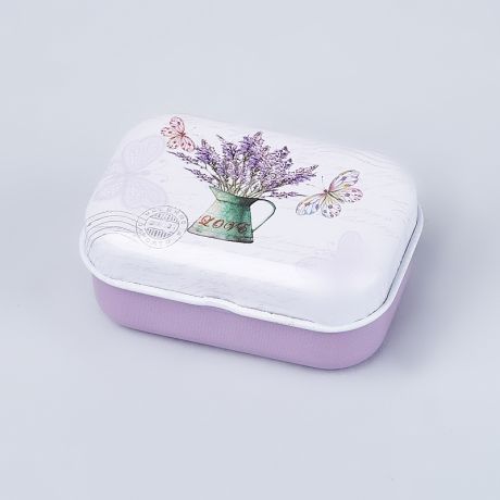 Шкатулка для хранения камней / украшений (фиолетовый) 5,5х4х2,5 см