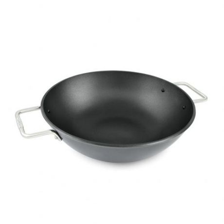 Сковорода-вок Нева металл посуда, Титан, 30 см