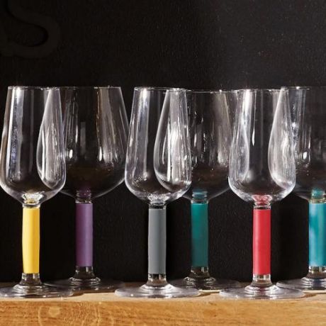 Набор бокалов для вина Luminarc, Lumikit, 8 предметов, с корзиной