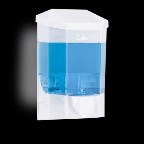 Диспенсер для жидкого мыла FLOsoft, 1 л, прозрачный