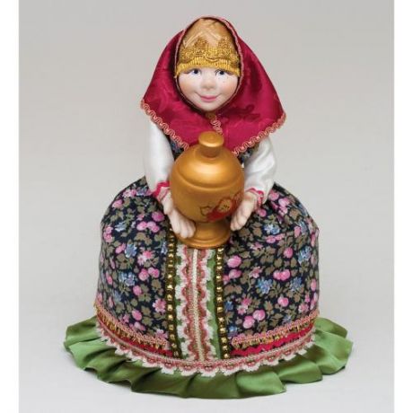 Кукла-грелка на чайник Art East, Дуняша с самоваром, 30 см
