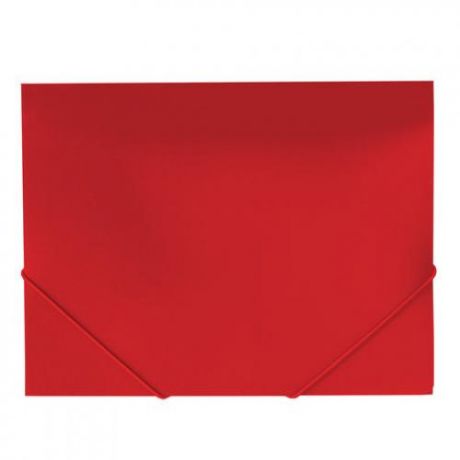 Папка BRAUBERG, Office, А4, 300 листов, на резинке, красный