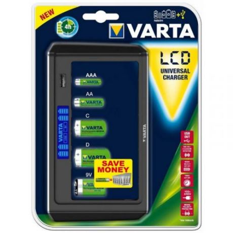Зарядное устройство для аккумуляторов VARTA, UNIVERSAL, 1600mAh