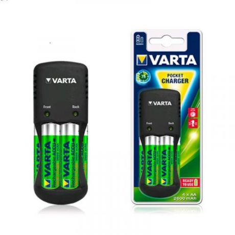 Зарядное устройство для аккумуляторов VARTA, POCKET, AA, 2600мАh
